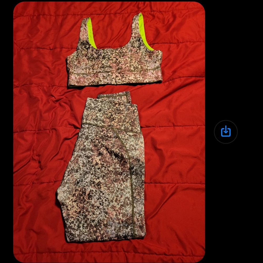 Legging and bra matching set